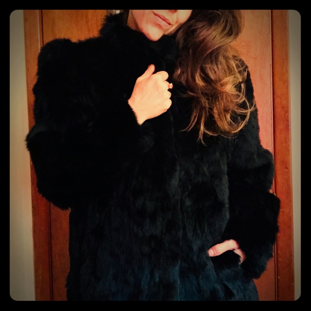 Rabbit Fur Coat (medium)